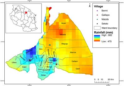 Extrapolation suitability index for sustainable vegetable cultivation in Babati district, Tanzania